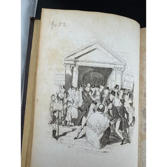 Charles Dickens "Sketches by Boz - Volume I" - The Peterson's Duodecimo Edition - Picture 8 of 14